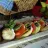 Grilled Pan Chapata Caprese Salad
