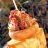 Mushroom, Pepper, and Ham Skewer