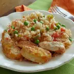 Rice with Chicken in Pressure Cooker