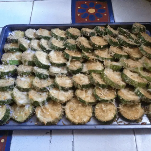Baked Breaded Zucchini