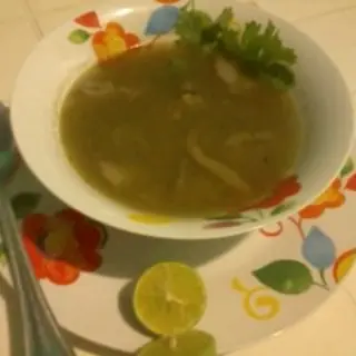 Chicken Broth with Mushrooms