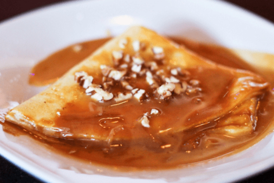 Crepas de Cajeta con Nuez Hecha en Casa