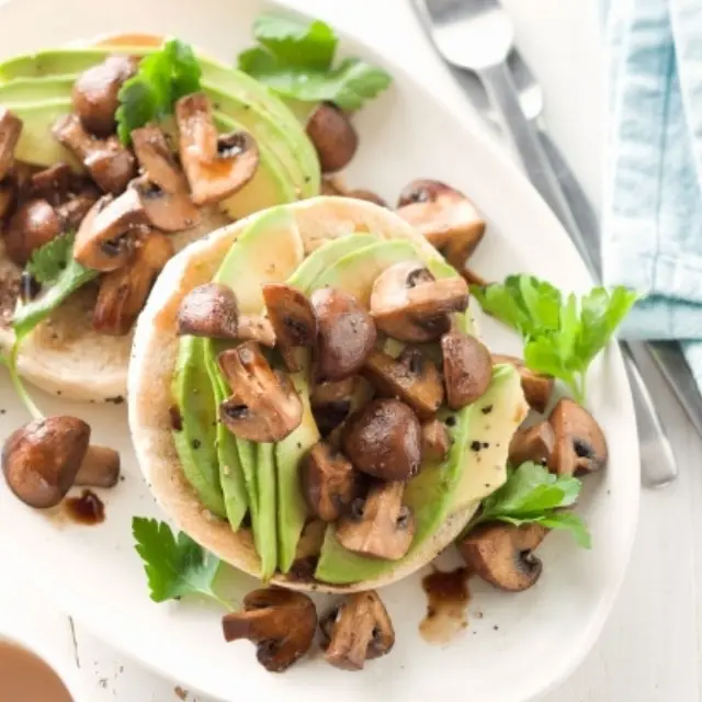 Mushroom Bagel