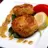 Bolinho de Caranguejo com Maionese de Pimentão