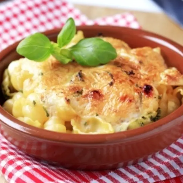 Baked Pasta with Eggplant and Mozzarella