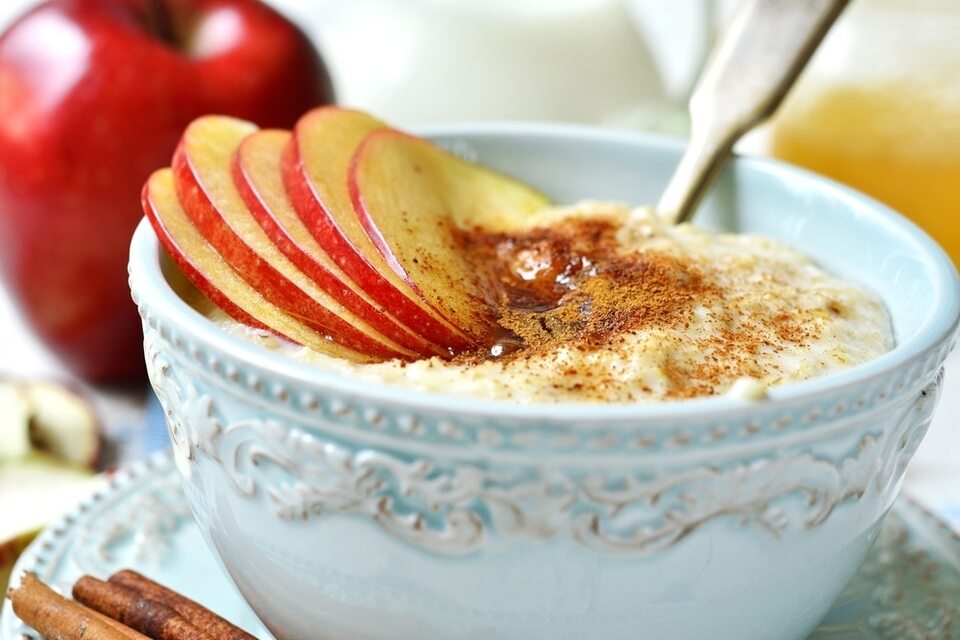 Avena Con Manzanas Y Miel