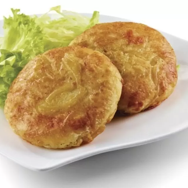 Tortitas de Papa con Pollo