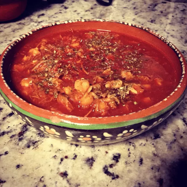 Pozole Rojo Queretano