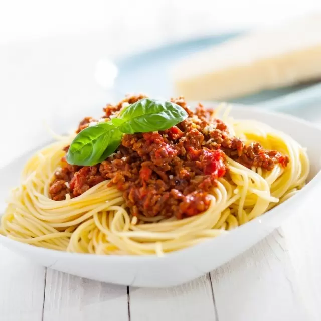 Pasta with Bolognese sauce