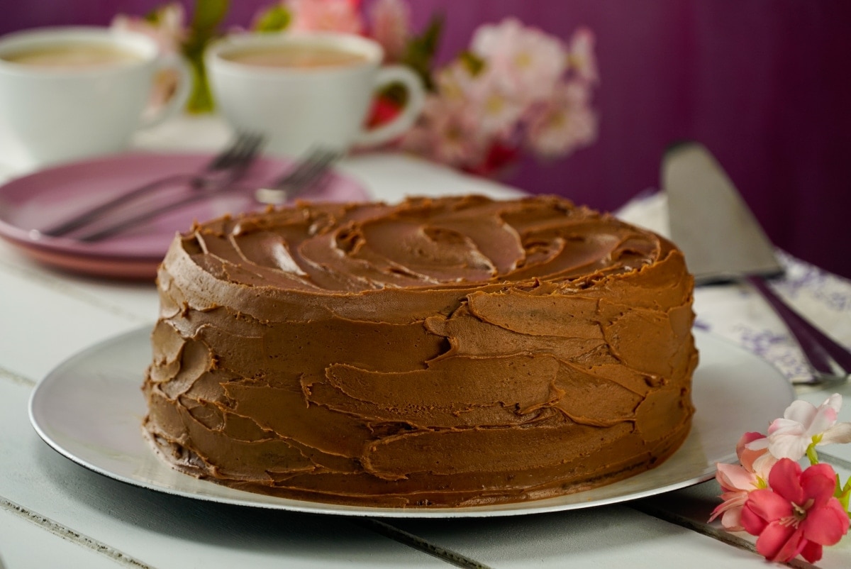 Tarta de Cumpleaños de Chocolate  Receta Fácil de