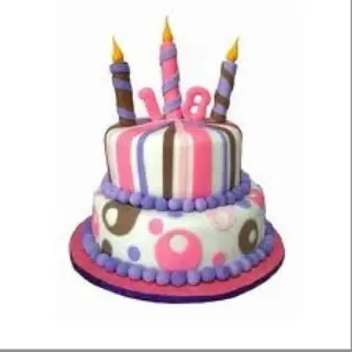 Fondant Cake for Birthdays