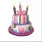 Fondant Cake for Birthdays