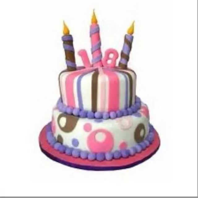 Fondant Cake for Birthdays