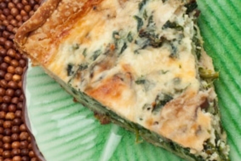 Quiche de Espinaca y Champiñón