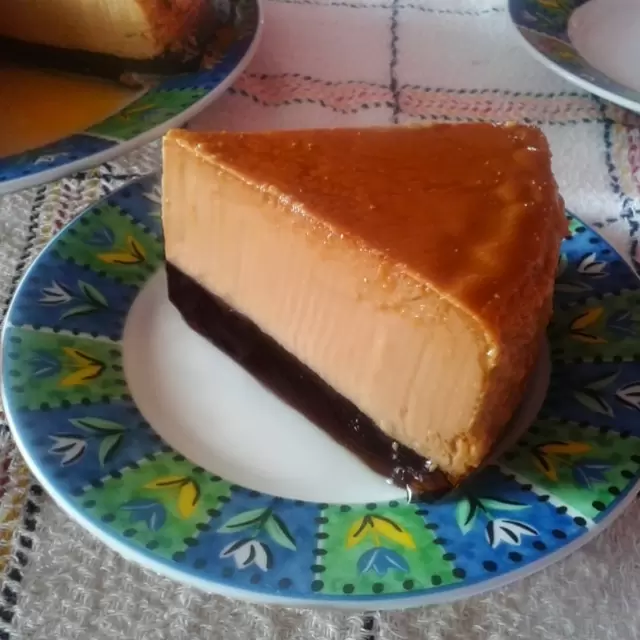 Flan de Cajeta con Gelatina de Café