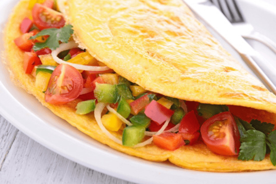 Omelette a la Mexicana