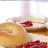 Jam and Cream Cheese Bagel