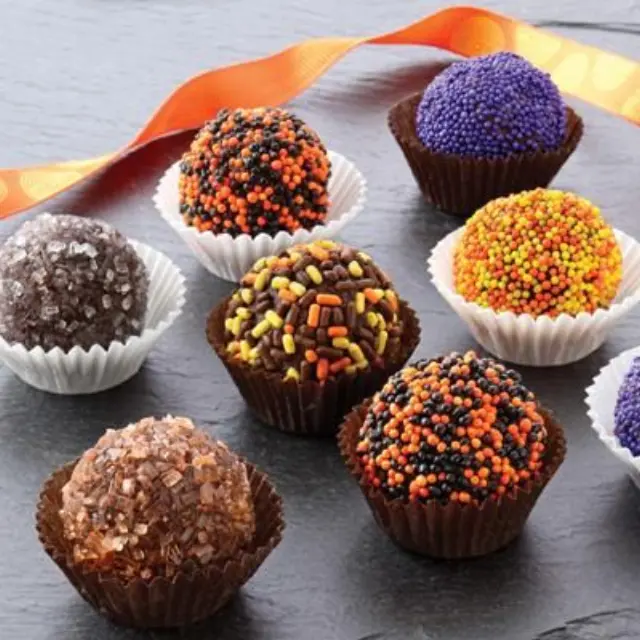 Trufas de Chocolate para o Halloween