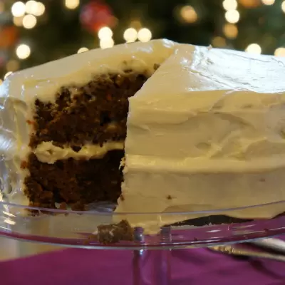 Carrot Cake with Cream Cheese Bitumen