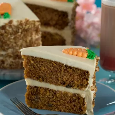 Pastel de Zanahoria con Betún de Queso Crema