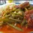 Shrimp Cakes with Nopales and Red Chile