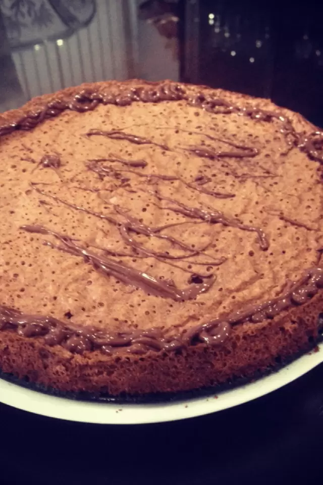 Pastel de Nutella con Dos Ingredientes