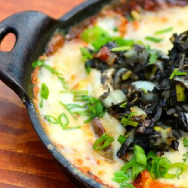 Scrambled Eggs with Huitlacoche