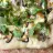 Pizza with Mushrooms and Arugula