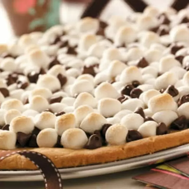 Pizza de Chocolate con Bombón