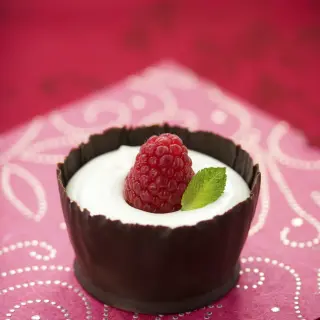 Cesta de Chocolate com Framboesa