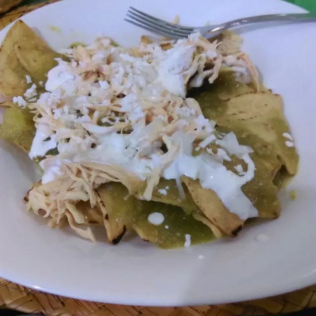 Chilaquiles en Salsa Verde