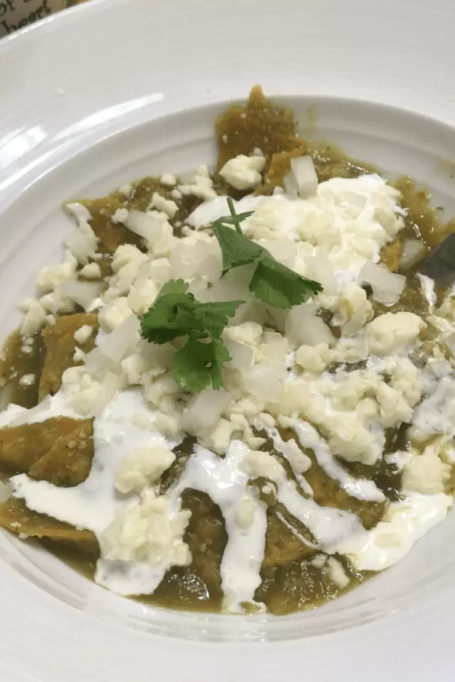 Chilaquiles en Salsa Verde