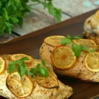 Chicken with Garlic and Lemon Vinaigrette