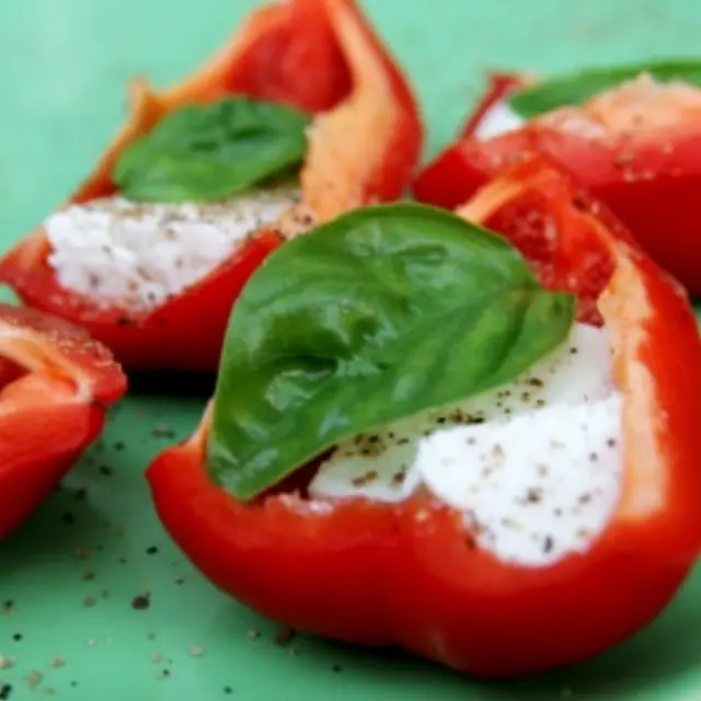 Stuffed Piquillo Peppers with Goat Cheese