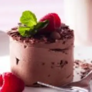 Chocolate Cake with Almonds and Raspberries