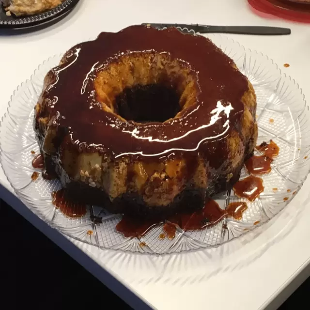 Chocoflan, pastel imposible o pastel diplomático - Pizca de Sabor, Receta