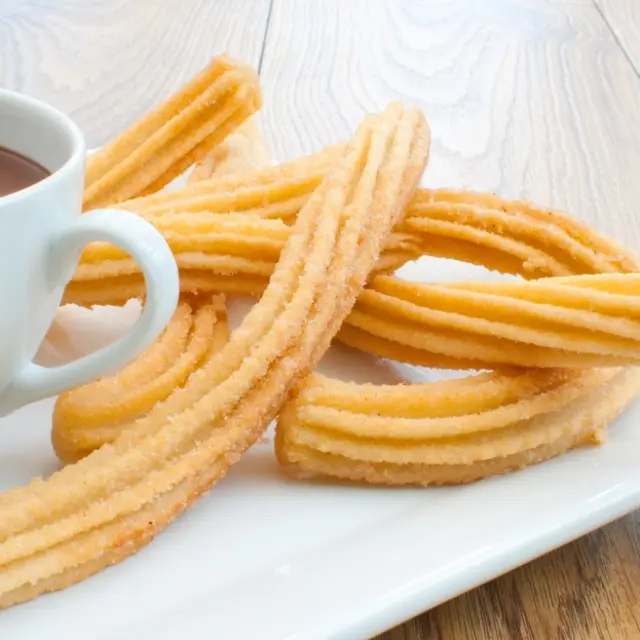 Churros with Chocolate Sauce