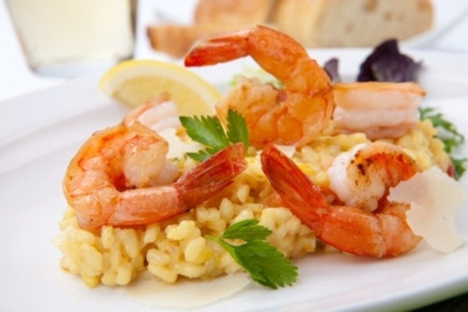 Risotto de Camarones