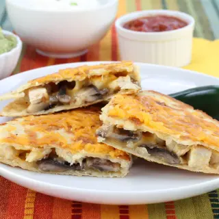 Mushroom Quesadillas