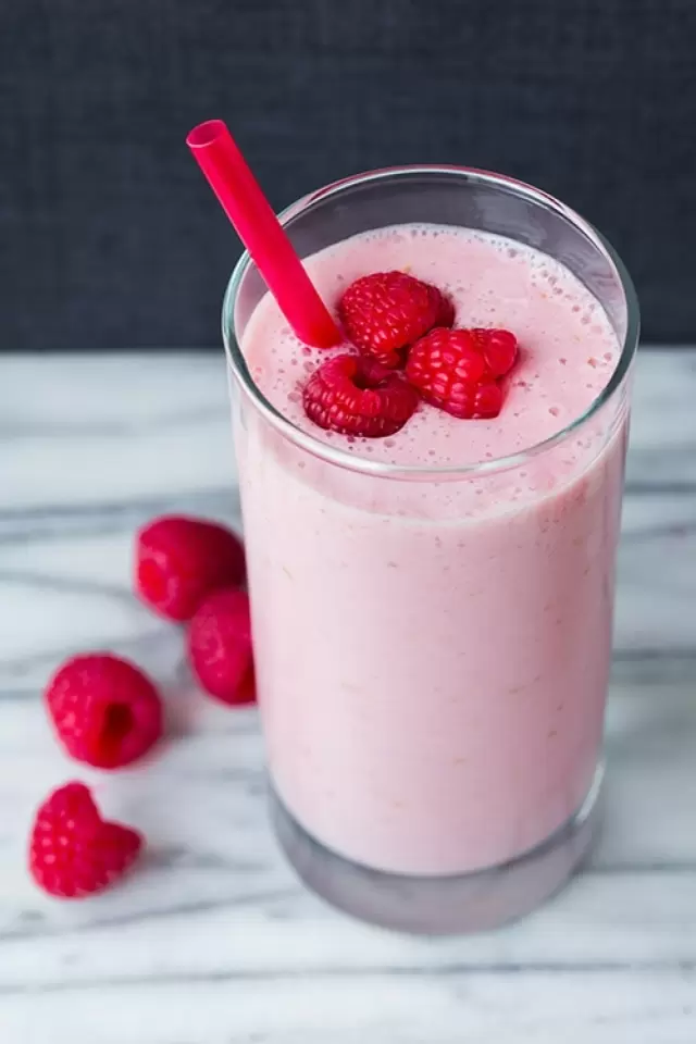 Smoothie de Frambuesa y Yogurt