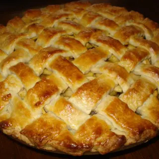 Torta de Maçã Natalina