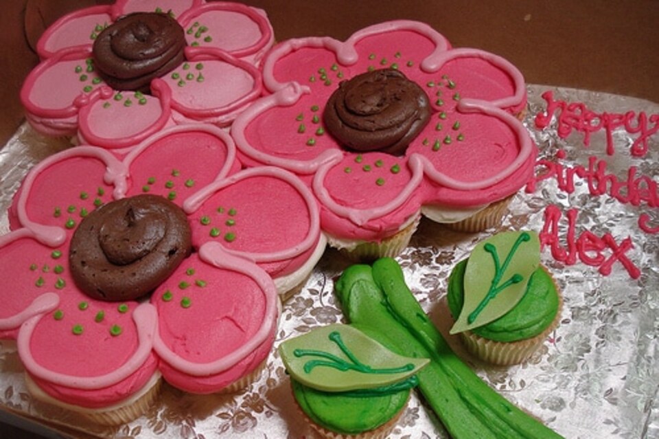palma rima Tender Pastel de Cupcakes