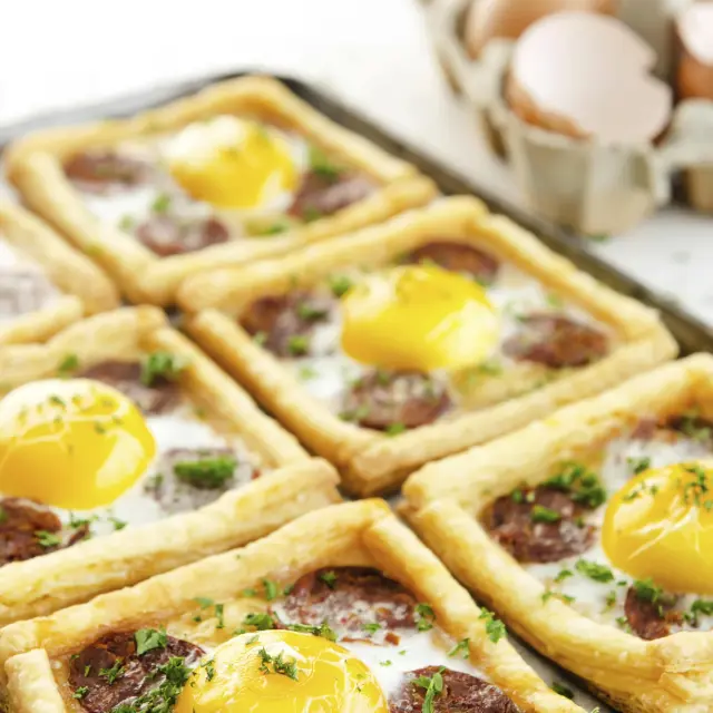 Fried Eggs with Chorizo