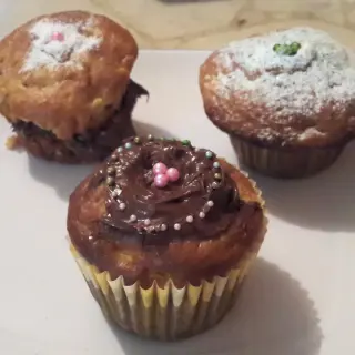 Muffins de Maçã Cuchi Cuchi