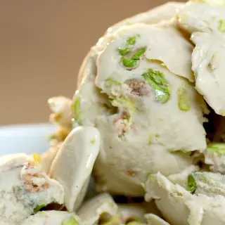 Homemade Pistachio Ice Cream