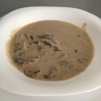 Crema de Champiñones con Nuez