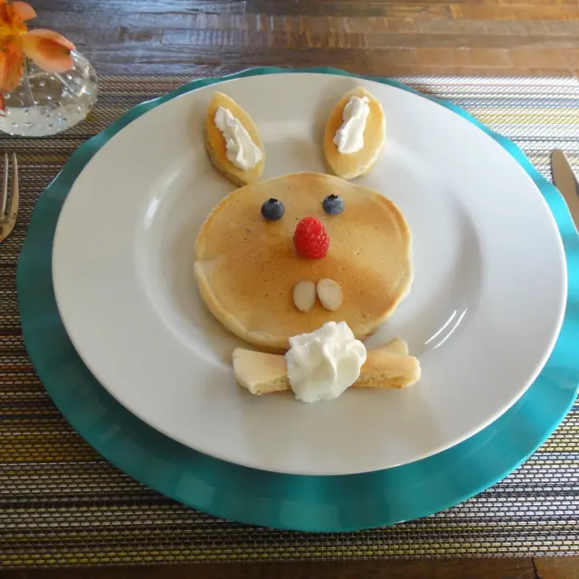 Easter Bunny Pancakes