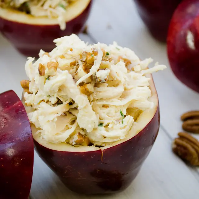 Chicken Salad in Apples