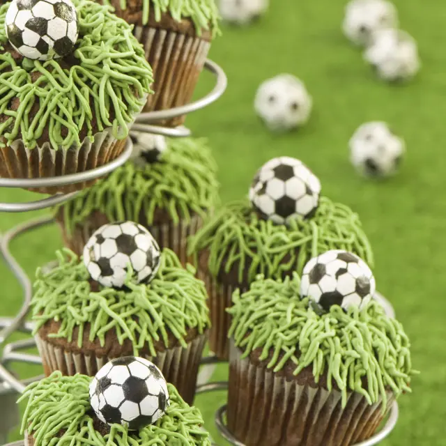 Soccer Cupcakes
