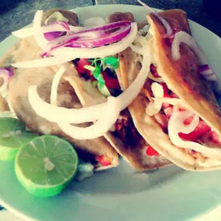 Smoked Marlin Tacos with Cheese